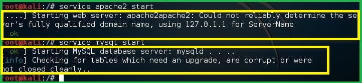 Start Apache