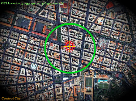 GPS локации абонента