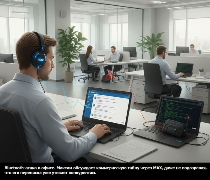 Взлом MAX через Bluetooth-атаку