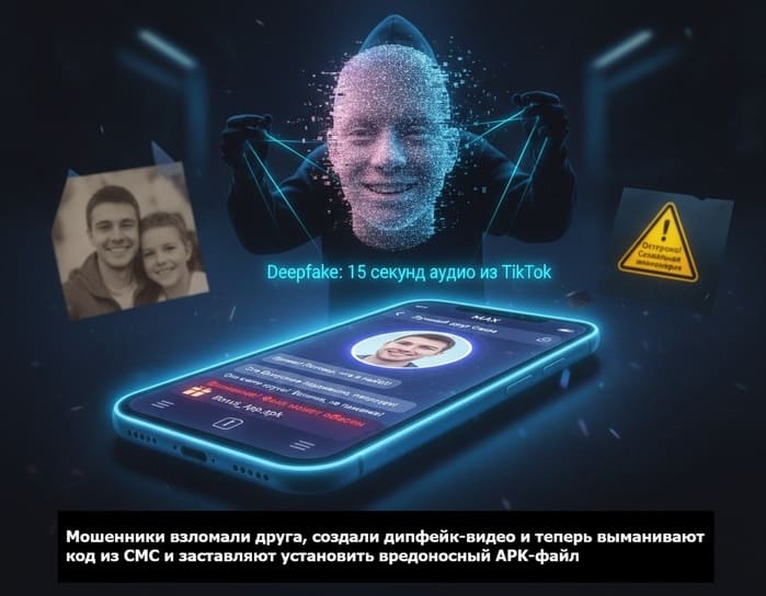 Получение SMS-кода в MAX через дипфейк голоса